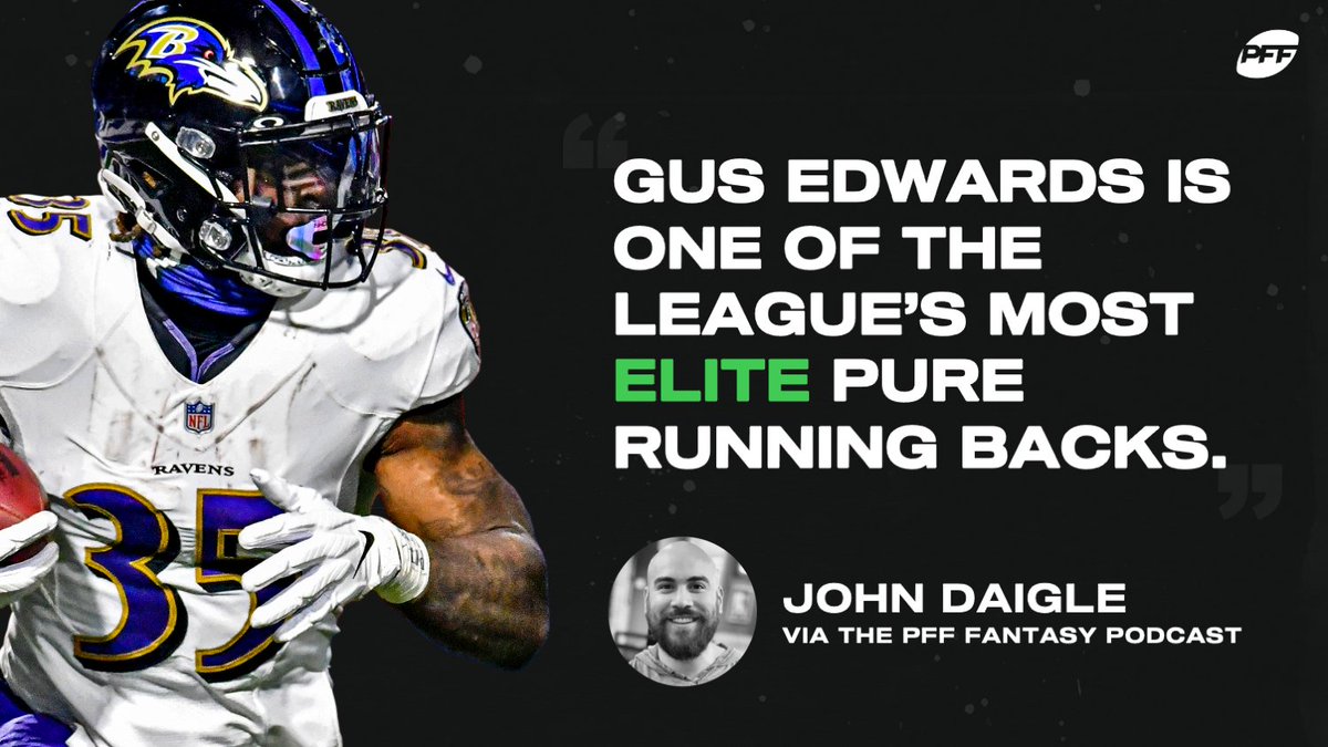 PFF_Fantasy's tweet image. Stop sleeping on Gus Bus 🚌 

🗣️ @notJDaigle
