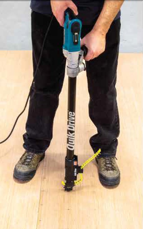 Laying 6mm plywood with 25mm screws? Stop!
25mm screws can damage sub-floor electrical cables (danger!) or puncture water pipes. 

We have an affordable solution with our brand new 19mm collated screw for Quik Drive.  Register your interest here:
ow.ly/GcLu50DlT3L