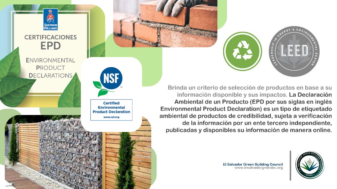 Dianalepio's tweet photo. 🍃📝✅#ESGBCGreenTips #MaterialesyRecursos #LEED
La Declaración Ambiental de un Producto EPD, etiquetado ambiental de productos de credibilidad, sujeta a verificación de la información por un ente tercero independiente, publicadas y disponibles su información de manera online.
+ https://t.co/zMX4he3OoX