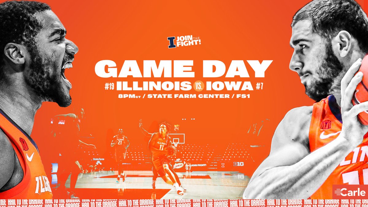 IlliniMBB's tweet photo. GAME DAY! 

#Illini | #EveryDayGuys https://t.co/9K9P7zlOqV