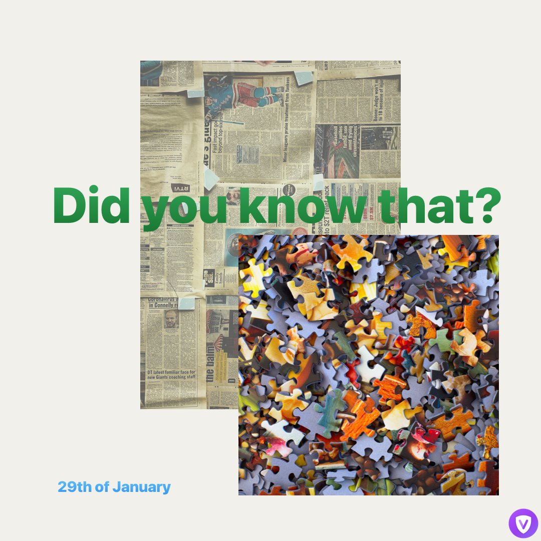 HelloVPNApp's tweet image. This day today the first newspaper was born and printed in India. It&apos;s also National Puzzle Day!  In 2002 Jodi Jill established National Puzzle Day to spread her fondness for puzzles😎😎😎

#NationalPuzzleDay #holidays #hellovpn  #vpn #AI #cybersecurity #dataleak #IP #infosec