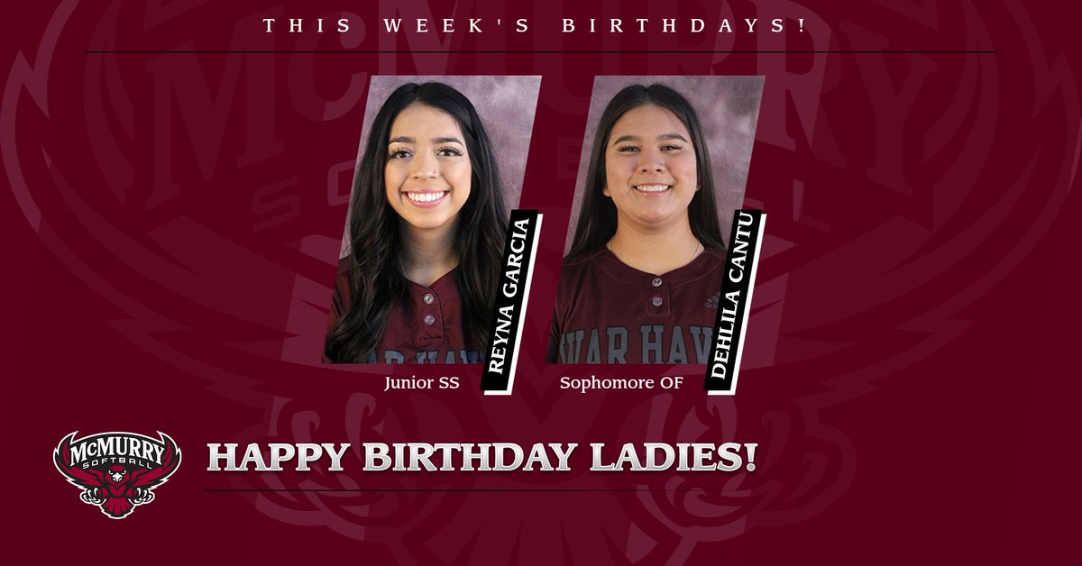 This weeks birthday girls!