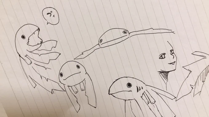 昔の落書き出てきた
なにこの可愛い生き物 