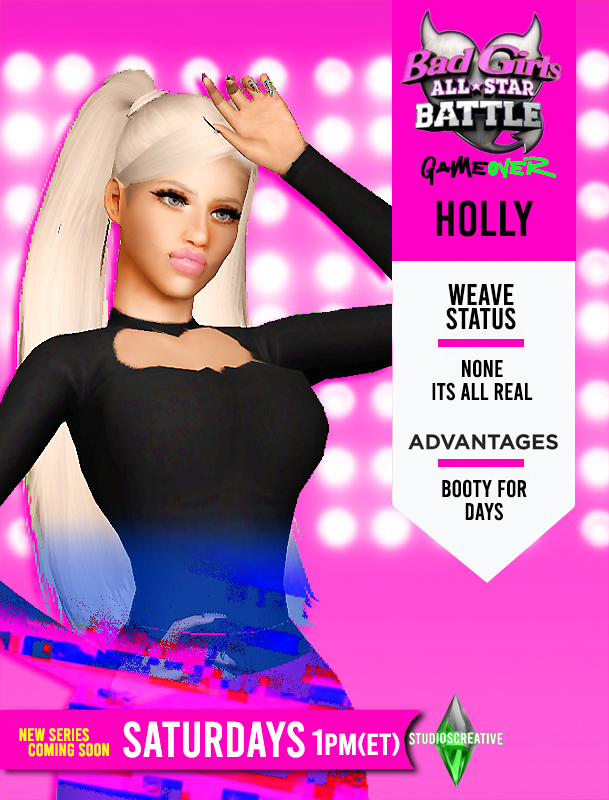 FavProducer's tweet photo. Contest #8 Holly from #BGC2VirginIslands ! #BGASB1 #LiveYourCreativity 🎨👑 #BGASBGameOver https://t.co/Q49dAtz8qL