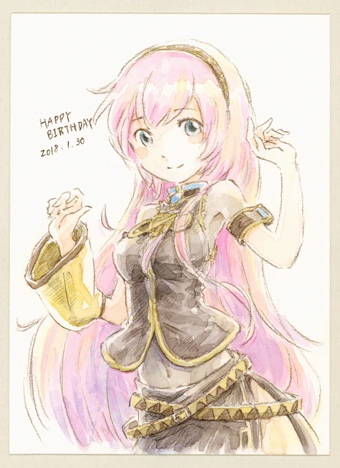 過去のルカ誕絵 