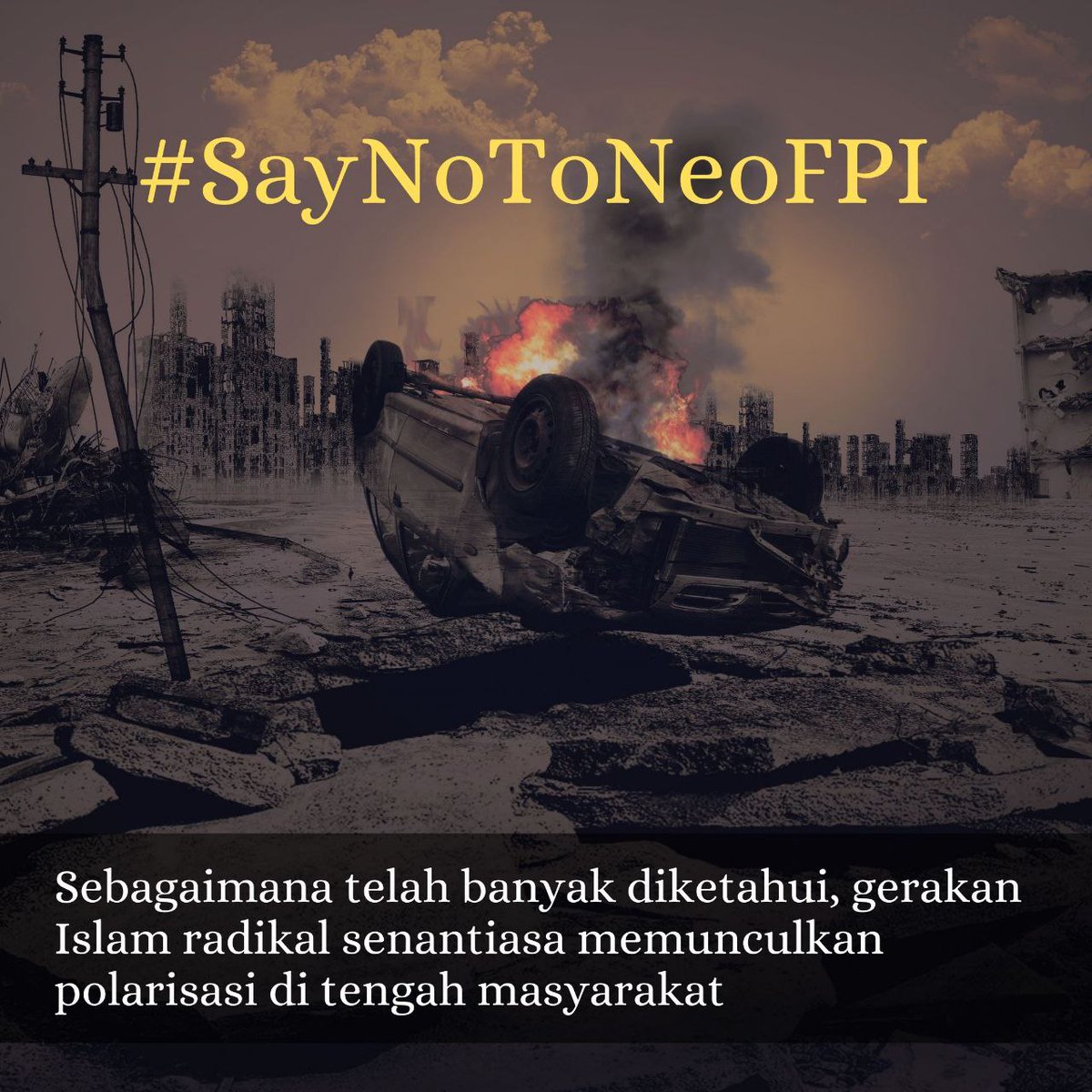 HuseinSadra's tweet photo. Jangan sampai kembali membiarkan hawa nafsU angkara mUrka, mendOrOngnya UntUk berperilakU lagi ekstrem radikal dan intOleran. #SayNoToNeoFPI #NKRITanpaFPI #takusahkhilafah https://t.co/5z4MOV6Zhv