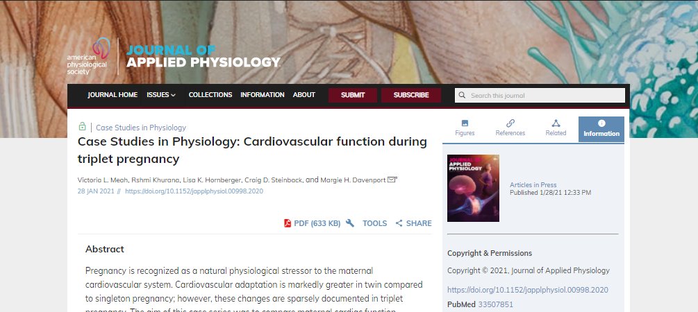 APSPublications's tweet photo. Cardiovascular function during triplet pregnancy - new Case Study in Physiology in @japplphysiol
https://t.co/XBsKEi3T52
#Multifetal #Leftventricularfunction #articlesinpress https://t.co/CnlhQ3QvUe