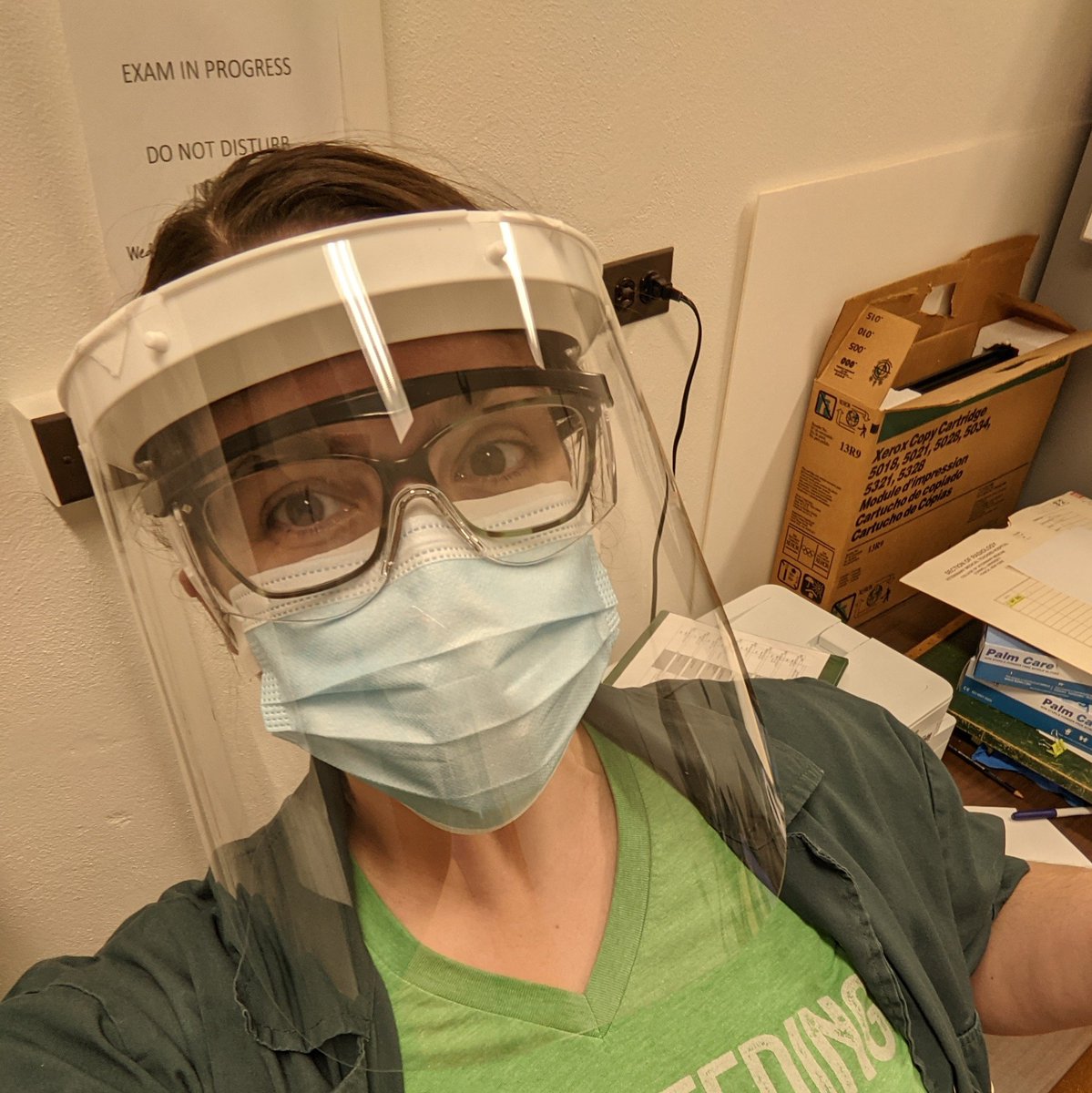 KBachVMD's tweet photo. Hey @ADSAorg - it might be a day late, but I sure do have fun at my job, even if #mydairycareer looks a little different this year than I thought it would. Off to teach @cornellvet Ruminant Anatomy https://t.co/ZWVQn4glac
