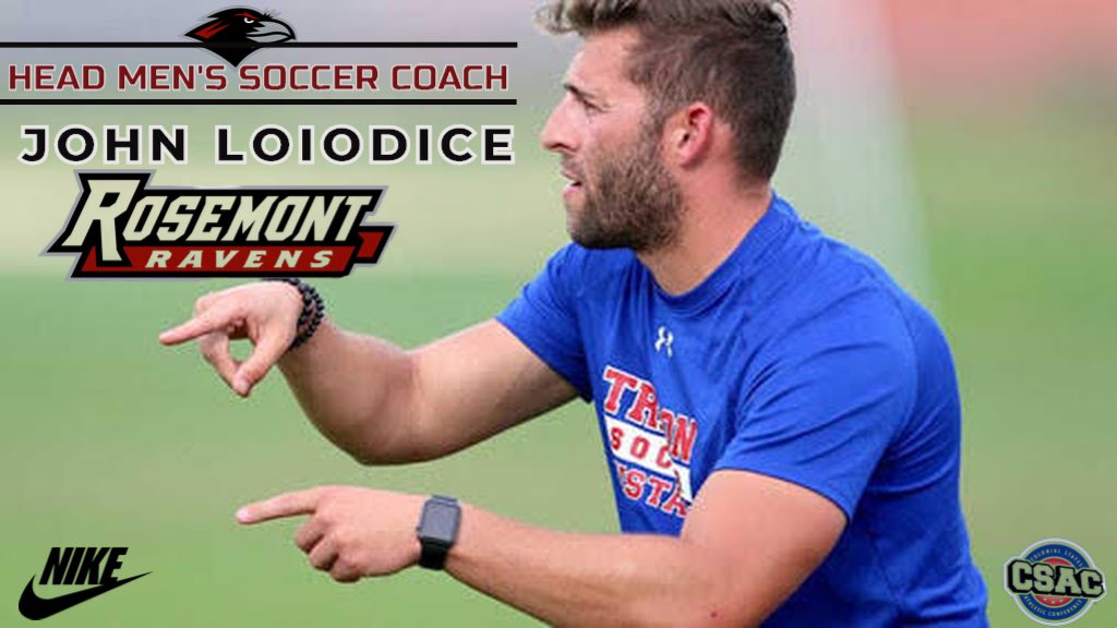 We are happy and proud to announce John Loiodice has accepted the head men’s coaching position at <a href="/RosemontRavens/">Rosemont College Athletics</a> Coach has been a vital part of getting the RUMS program back to one of the elite in the country. He played a major role in all areas of RU Soccer and will be missed!!