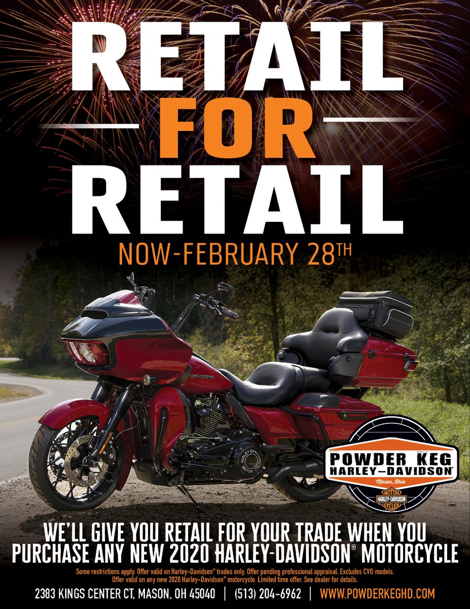 PowderKegHD's tweet photo. Retail For Retail Is ON!
#PowderKegHarleyDavidson #HarleyDavidson #RetailForRetail https://t.co/6D1PUJDSPe