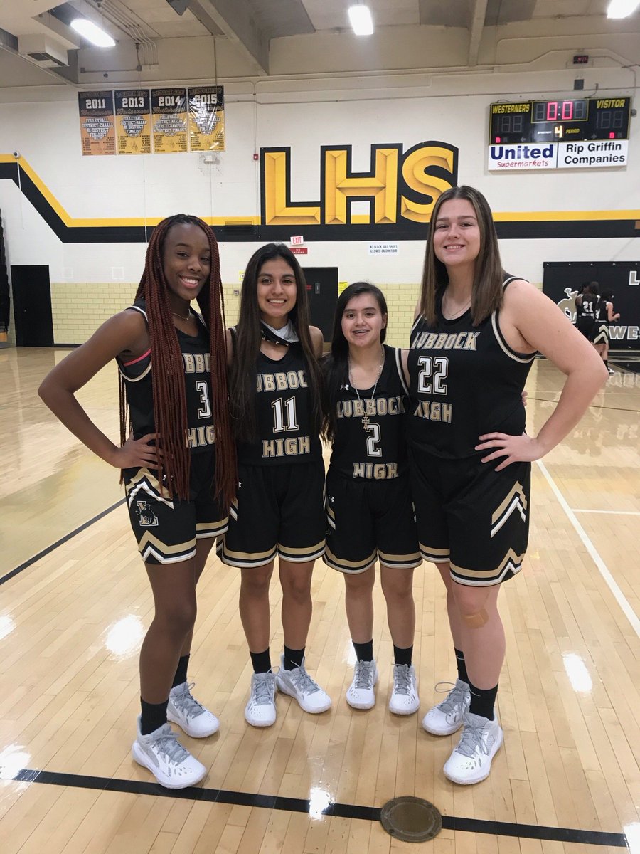 Today is SENIOR NIGHT and we will be recognizing these four young women before tonight's Varsity game!!!  🖤🏀💛🏀🖤🏀💛

📍Lubbock High
🆚️ Abilene Cooper
⏰ Freshman @ 4:30pm (East gym)
⏰ JV @ 4:30pm (Main gym)
⏰ Varsity @ 6:00pm (Main gym)