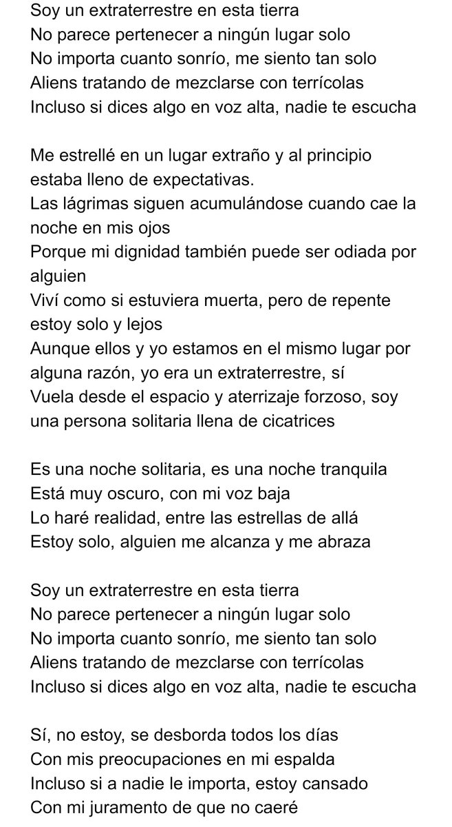 jilixista's tweet photo. LA TRADUCCIÓN DE ALIEN DIOS ESTOY MUH TRISTE HAN JISUNG TE AMO

@Stray_Kids https://t.co/qEAVSRTDmK