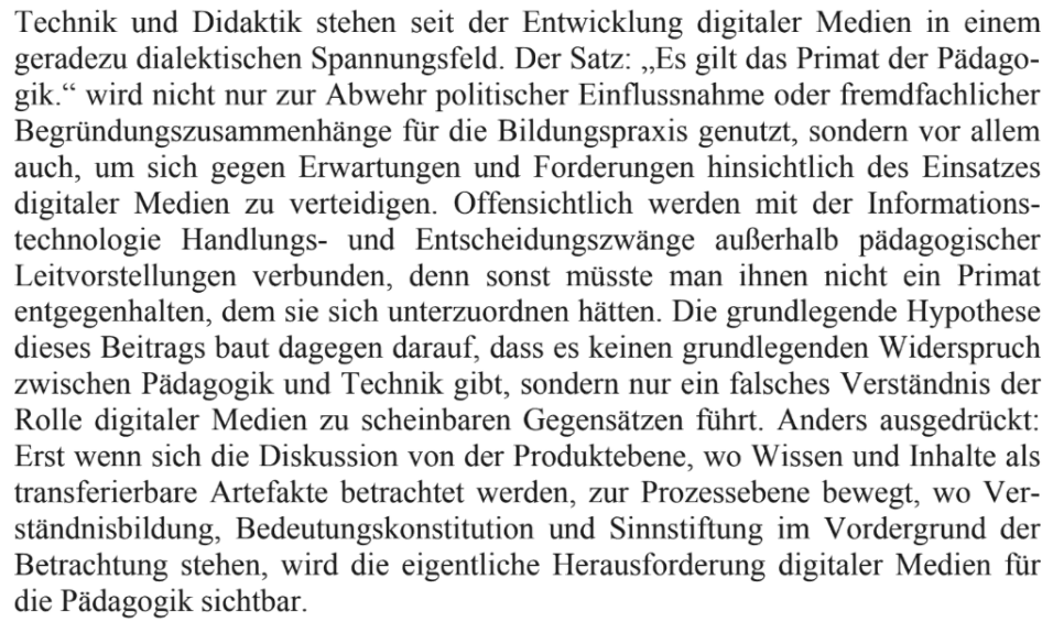 HPoelert's tweet photo. Ich frage mich seit dem #symposium5, ob tatsächlich niemand vor @mediendidaktik_ auf das simple Credo "Pädagogik mit Technik" gekommen ist?

Offensichtlich nicht - insofern: danke!

Bei Recherche fand ich diese passenden Zeilen (Reinhard Keil, E-Learning 2.0...] zum Thema:

#twlz https://t.co/qG41iombQc
