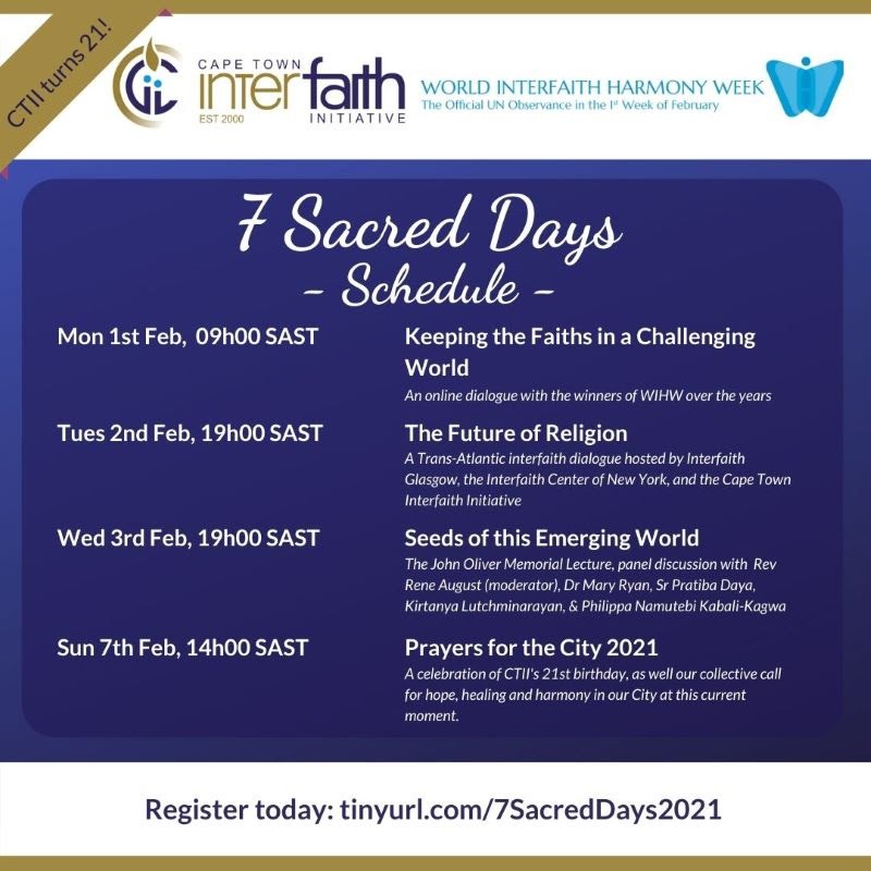 berry_rev's tweet photo. @Blumears_G @capeinterfaith @SAFCEI Thanks so much for the love and the shout out @Blumears_G ! This year's 7 Sacred Days online celebrates hope, healing and harmony in so many ways! https://t.co/IXl45dDyWR