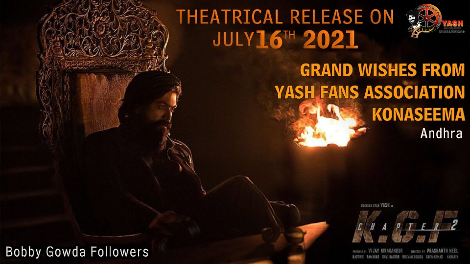 FansKonaseema's tweet photo. We are waiting... #kgfchapter2onjuly16 
@TheNameIsYash  @prashanth_neel @Karthik1423 @hombalefilms @bhuvangowda84 https://t.co/UTfZDWpi1c