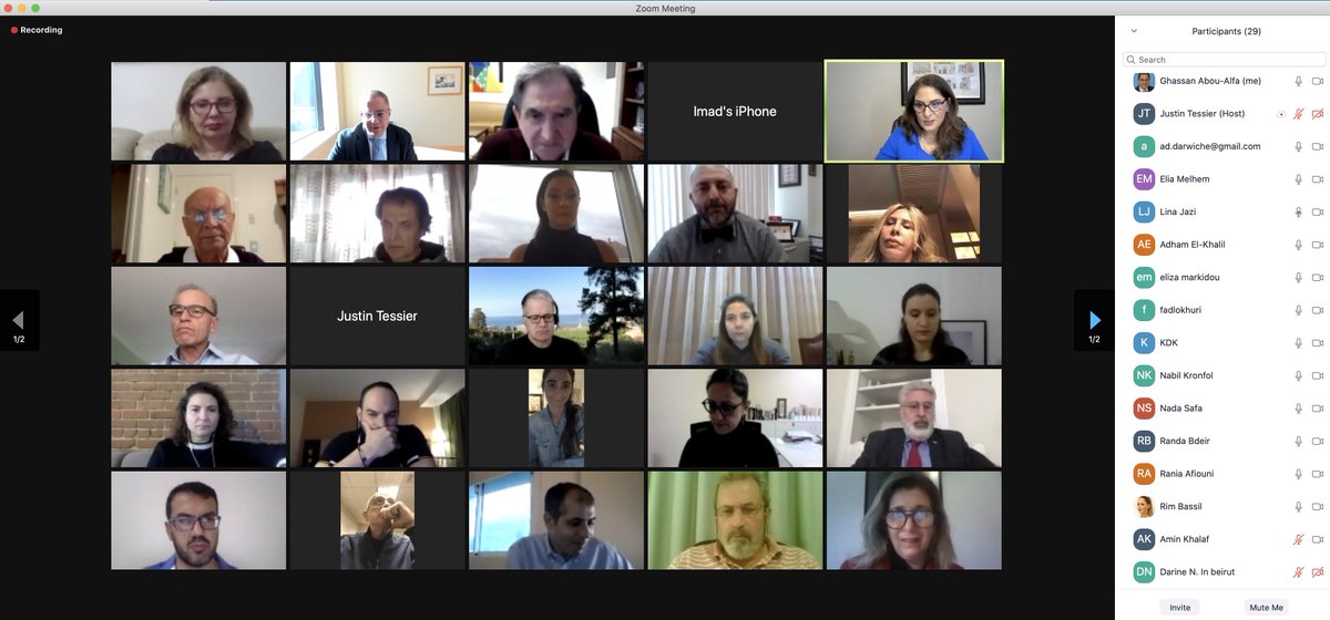 GABOUALFA's tweet photo. As we speak @AUB_Lebanon #WAAAUB welcoming and discussing with @DrFadloKhuri the sustenance of @AUB_Lebanon in Beirut! @AUB_Lebanon is staying at home in #RasBeirut https://t.co/rv3pTUHgsD