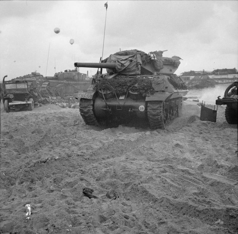 Few people care for M10s in Normandy.They fall into a somewhat odd category of cropping up in Assault Divisions' anti-tank regiments and corps anti-tank regiments.The British approach was really focused around self-propelled anti-tank guns, over tank destroyers. /2