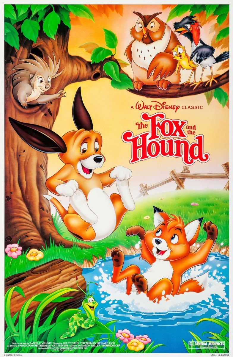 J'avais adoré Rox et Rouky quand j'étais petit (je voulais même un chien ensuite). Le revoir m'a fait réaliser à quel point ce film est aussi triste que beau. 10/10