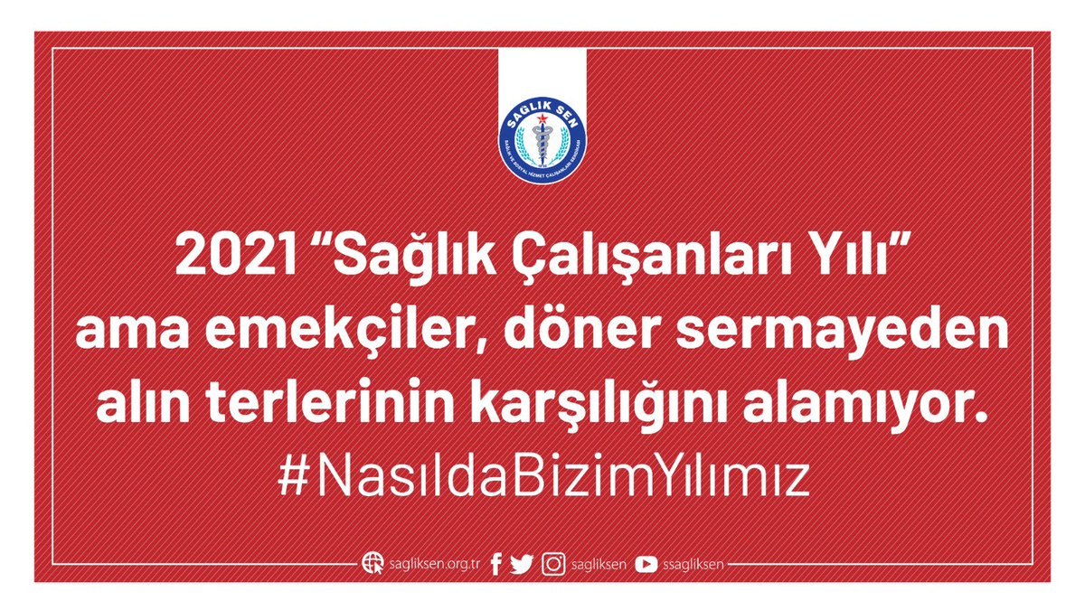 _aliyalcin_'s tweet photo. Sağlık çalışanları ‘2021 Sağlık Çalışanları Yılı’nı sözle değil,gözle görmek istiyor.

Ücretlerde,Döner Sermayede adaletsizlik,İstihdamda ve maaşlarda yetersizlik var

#NasıldaBizimYılımız / ⁦@sagliksen⁩ https://t.co/nQRIeBIGT3
