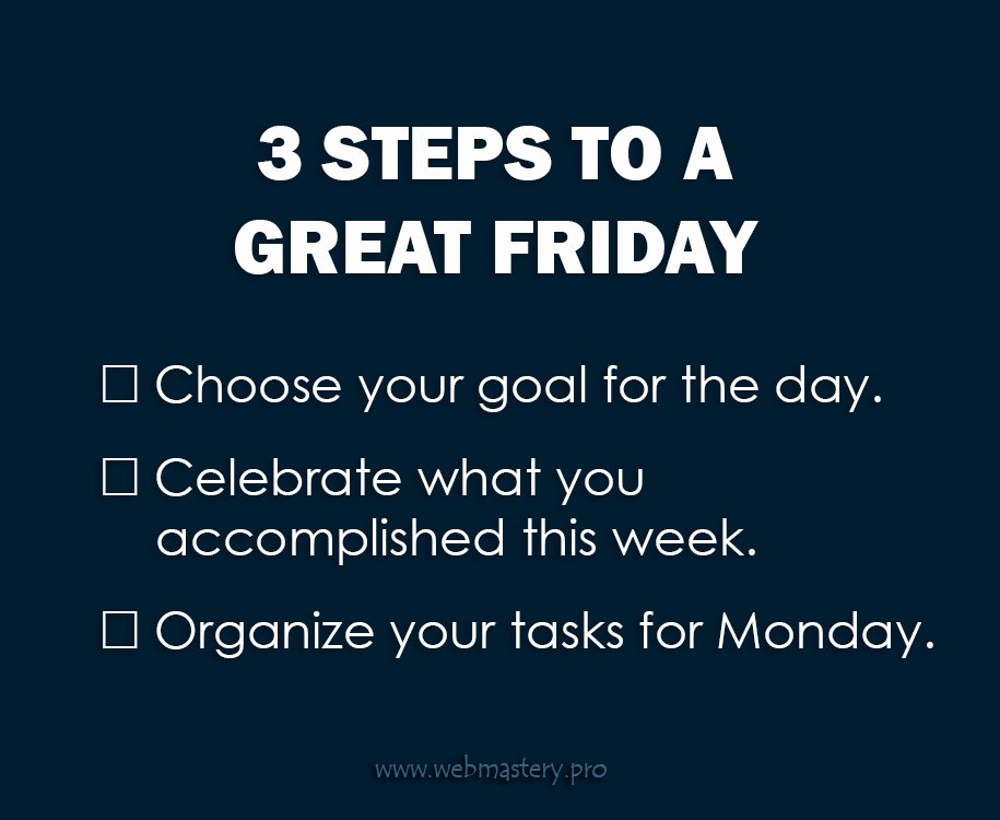 #FridayVibes
