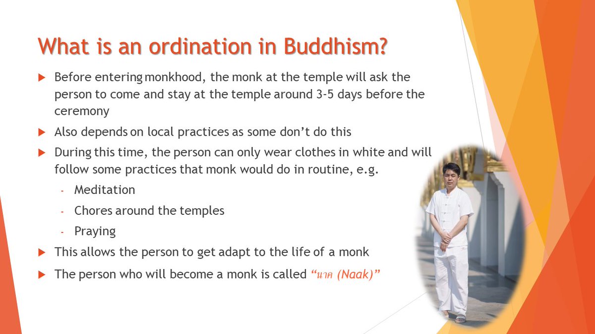 What is an ordination in Buddhism? #ThaiwithNet
