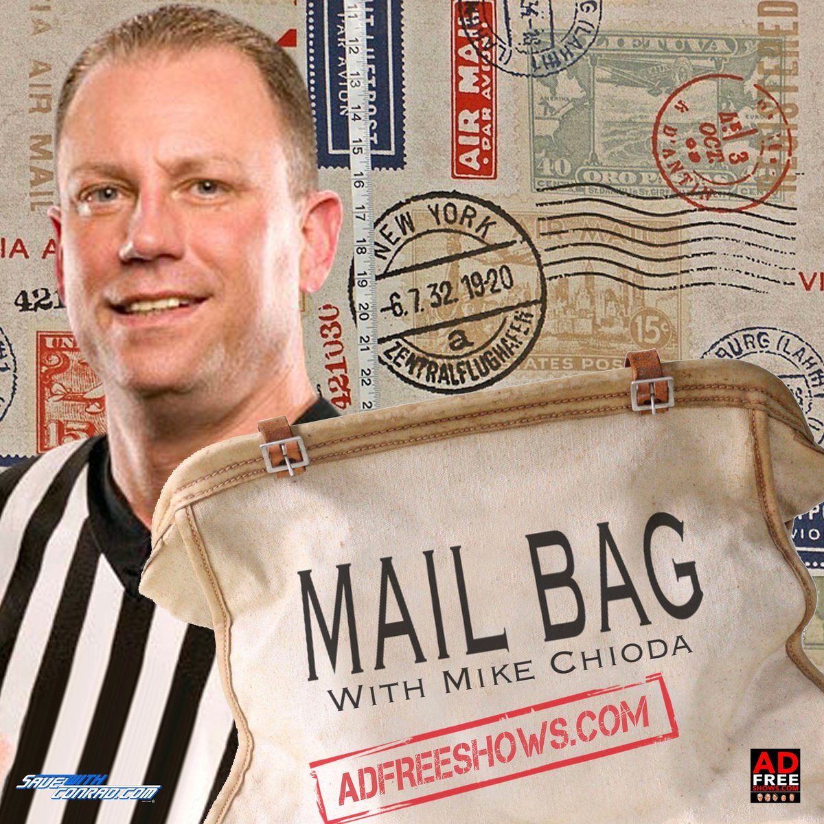 adfreeshows's tweet photo. .@MjcChioda &amp; @paulybwell are teaming up this week! 

A new #AFSMailbag just dropped on https://t.co/5v6Q3sv3sk. PLUS join us as a #TopGuy for a special Live Watchalong of #RoyalRumble 2015 tomorrow at 12pm ET! https://t.co/45xl6CtfMF