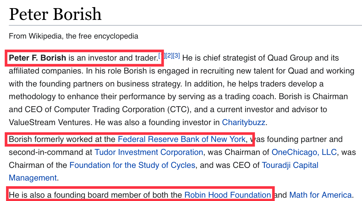 And yes it circles back to a connection to Maxwell and Epstein.Quite the web. Hedge Funds, Pedos and Billionaire Fndtns. Oh my.