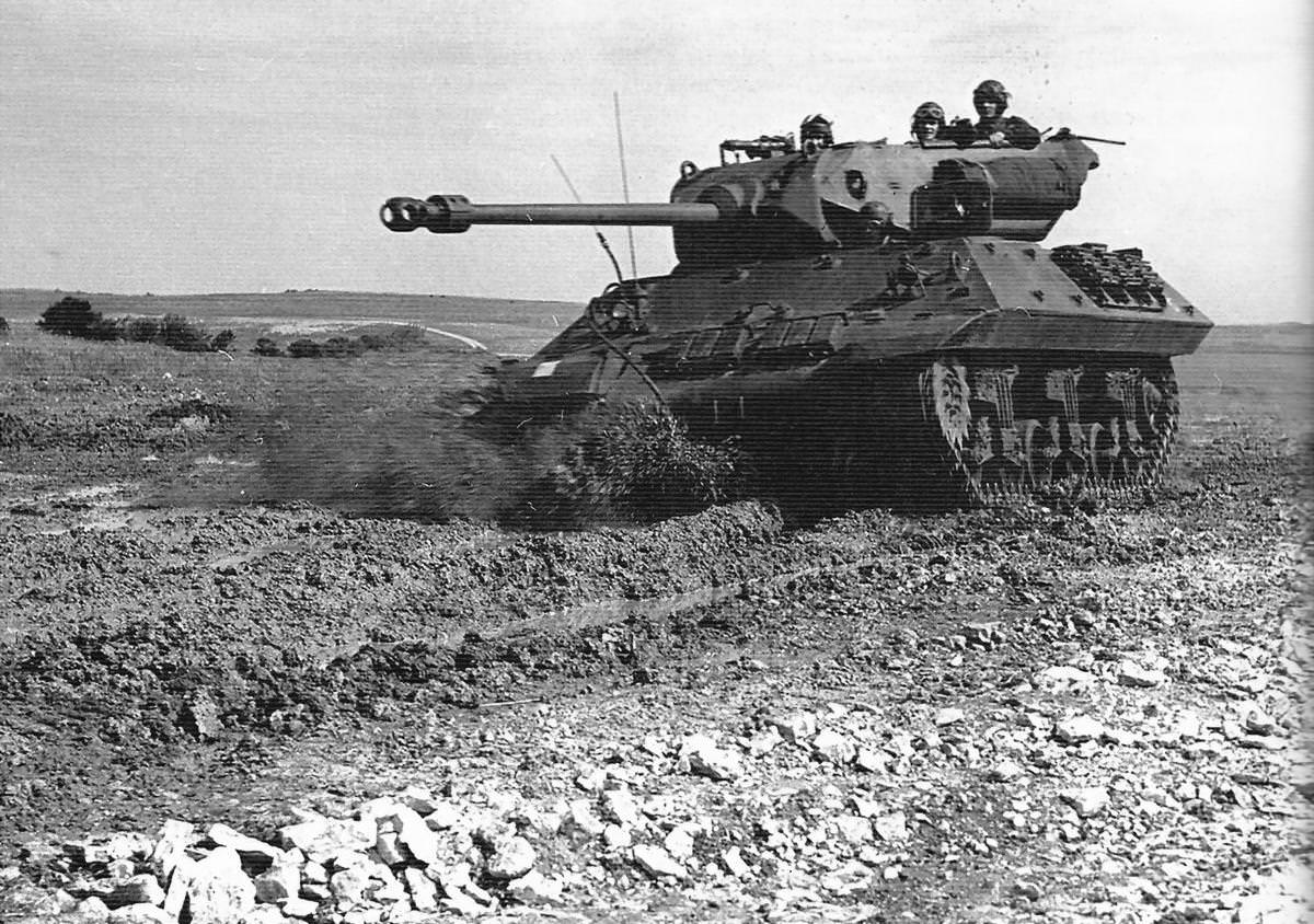 M10s granted regiments a heavily hitting, mobile asset which could keep up with armour. This was a pretty big deal as towed guns really crawled cross country whether towed by halftrack or quad (maybe Crusader gun tractors) and 17 Pounders took hours to dig in. /7