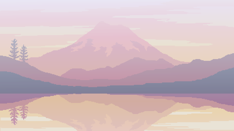 Fyrecracker_LLP's tweet image. Lakeside mountain pixel art. 

#pixelart #landscape #aseprite #gamedev #gaming 

@alex__hawley
