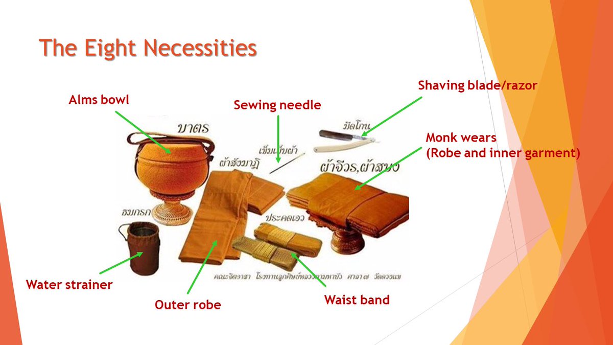 The Preparation and The Eight Necessities  #ThaiwithNet
