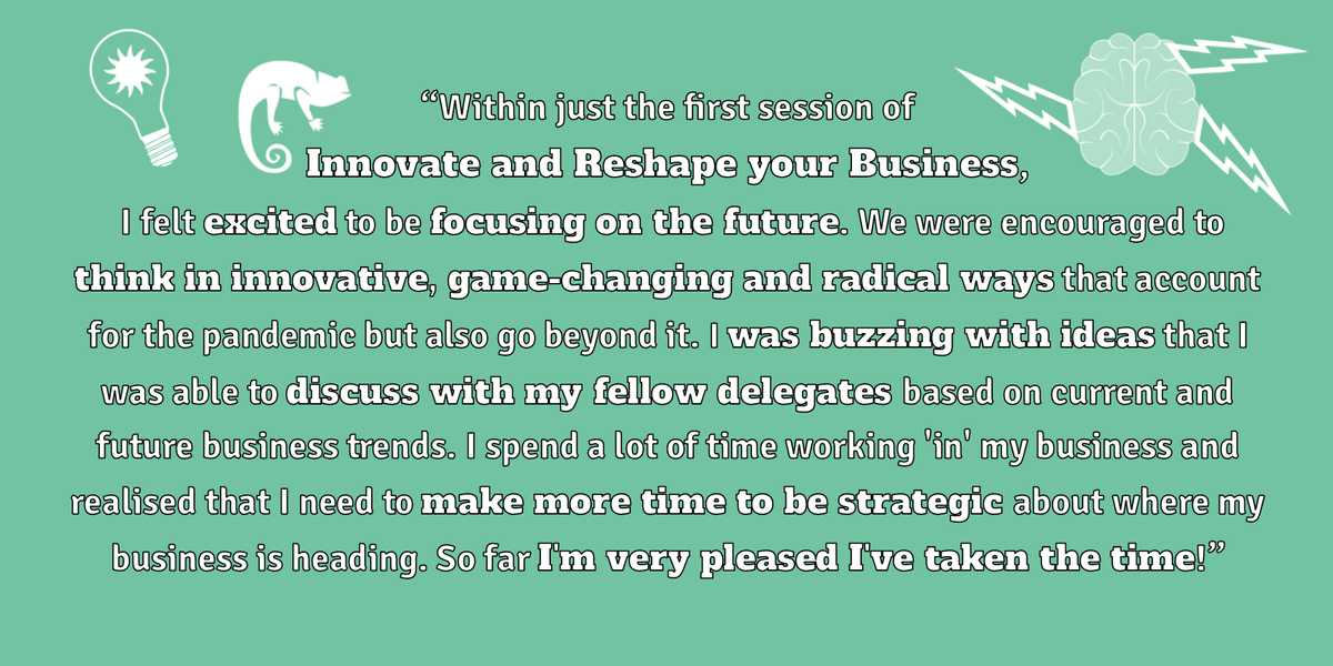 NWBizAcademy's tweet image. As we get ready for #FebruaryFocus how about a #FollowFriday? Here's a quote from Clare Martin, Director of @Goldcrest2020 about our new course. Sign up for our taster session! eventbrite.co.uk/e/innovate-and…