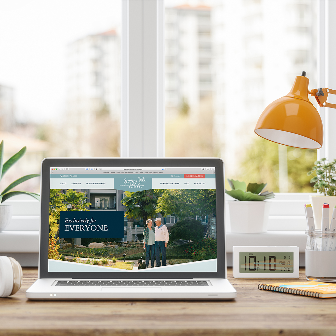 Last month we launched our latest project — the Spring Harbor at Green Island website! We had a blast working with this Georgia-based senior living community and are absolutely thrilled at how this site turned out. Check it out for yourself: springharborseniorliving.org