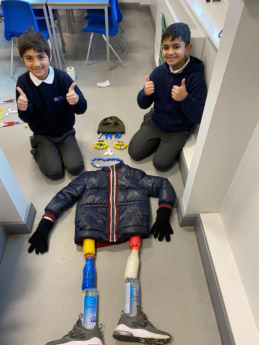ArtatDmn's tweet photo. Well done @DMN_Y5 @dixonsmnp for the fantastic loose part people. Thank you @mrs_darl for your inspirational idea, we really enjoyed ourselves! #achievement https://t.co/WgliYbOE04