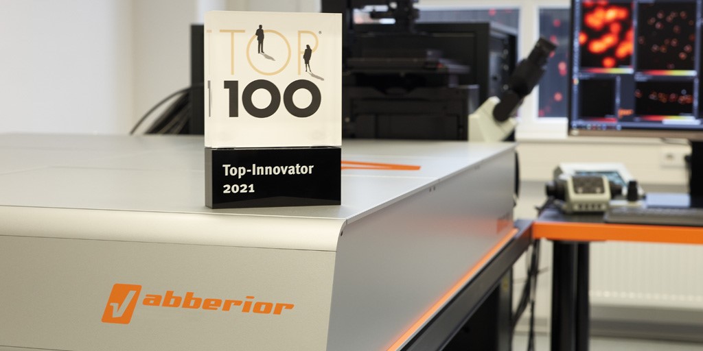 Abberior's tweet photo. We super proud to announce that we are one of the top 100 most innovative companies in Germany! Our mission is to bring the latest innovations in #superresolution #microscopy into your lab or facility.
#abberior #MINFLUX #FACILTIYLINE #INFINITYLINE #STEDYCON #top100 https://t.co/6smkad1QMw