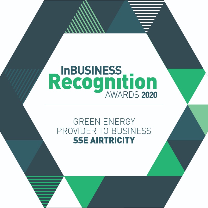 sseairtricity's tweet photo. We’re delighted to be named the Best Green Energy Provider to Business by @ChambersIreland at the InBusiness Recognition Awards 2020!
Great recognition for our hardworking team, helping our customers make greener choices for their business every day.
#InBUSINESS2020 https://t.co/U6UY8a4tlu