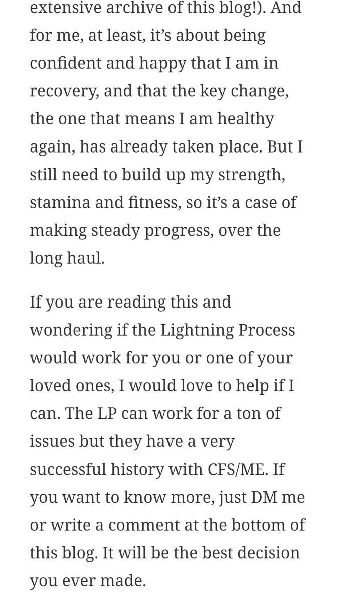 You cannot think yourself better if you have ME! With TG having blocked seemingly the entire ME community after her retweet, & suggesting another RCT, & CG promoting exercise on  @BBCBreakfast something needs to be said.  #MyalgicEncephalomyelitis  #LightningProcess
