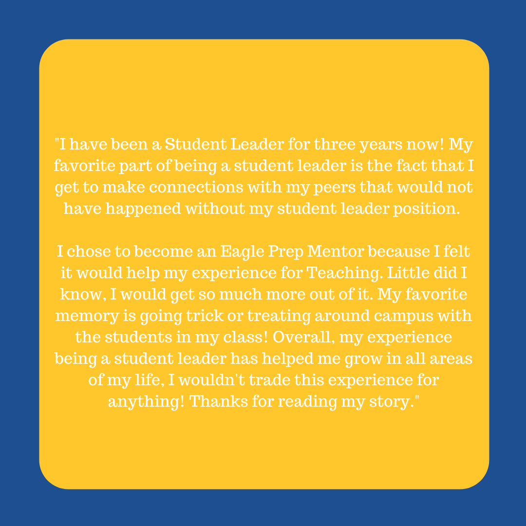 MidwayUnivSA's tweet photo. Today's spotlight features Lynsey Doles! Eagle Prep Mentor. https://t.co/Atal9gD0Ae