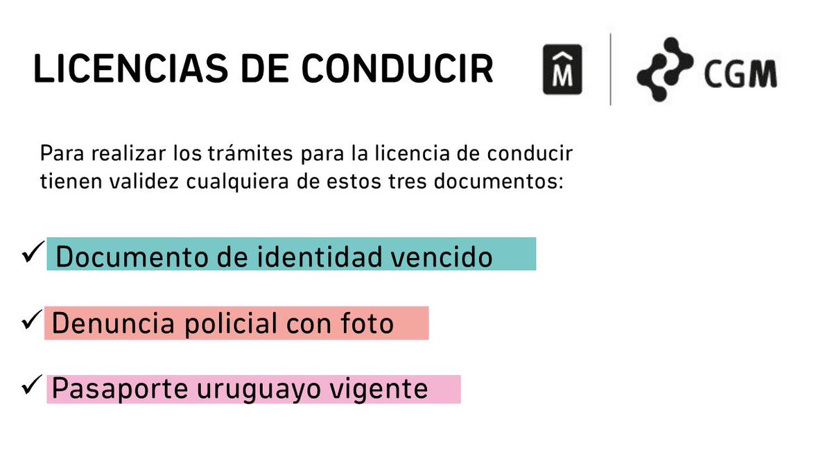 imtransito's tweet photo. 🔎 Hasta nuevo aviso, en el marco de la emergencia sanitaria, si no tenés tu Cédula de Identidad vigente 👇🏾 https://t.co/4OSTinAVph