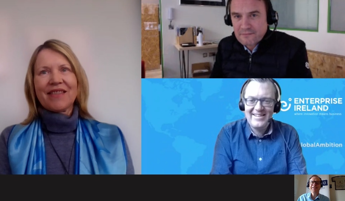 Great meeting this morning of <a href="/EoinKCostello/">Eoin K. Costello</a> and our chair <a href="/chadgilmer/">chadgilmer</a> with Mark Christal &amp; Sheelagh Daly of <a href="/EntIrl/">Enterprise Ireland</a> discussing the DigitalHQ clg approach to regenerating Ireland's towns through repurposing unoccupied listed buildings into remote working hubs. #digital