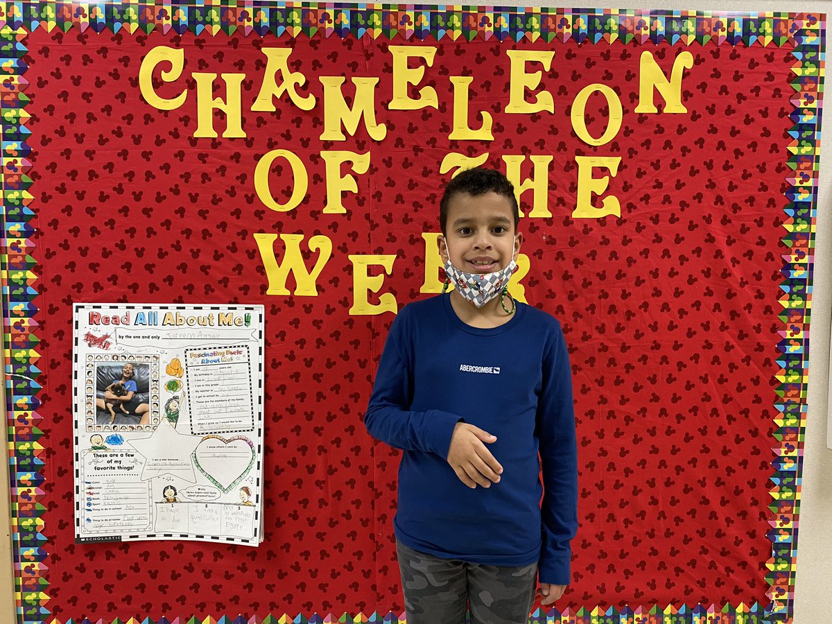 MrsSantos15's tweet photo. Congratulations Kareem on being our Chameleon of the Week! https://t.co/XqChfCK3zb