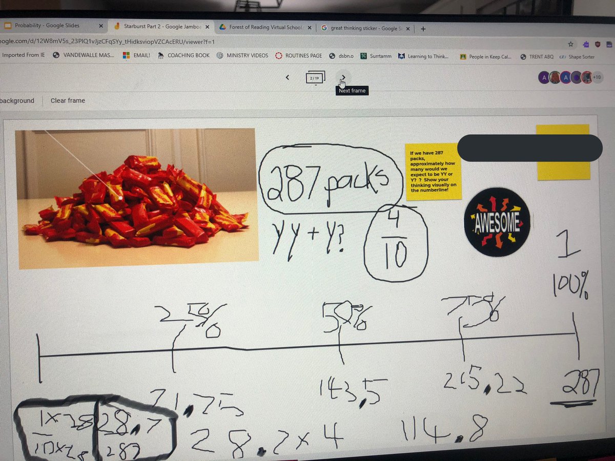 mallorymilton's tweet photo. Jamboard stickers for the win!!!!! #awesome #virtualmotivation https://t.co/J4fX54GT6E