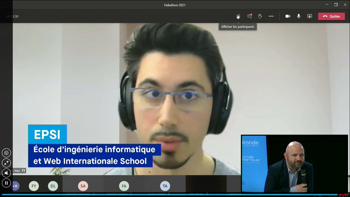 gironde's tweet photo. On fait le point sur le hackathon en cours 💥

Dernières ligne droite pour les 6 écoles d'ingénieurs qui s'affrontent depuis ce matin, les résultats seront donnés dans 1 heure. Bonne chance à tous !

@ENSEIRBMATMECA #LaGirondeContreAttaque #cybersecurite https://t.co/2FAEJQ0q0m
