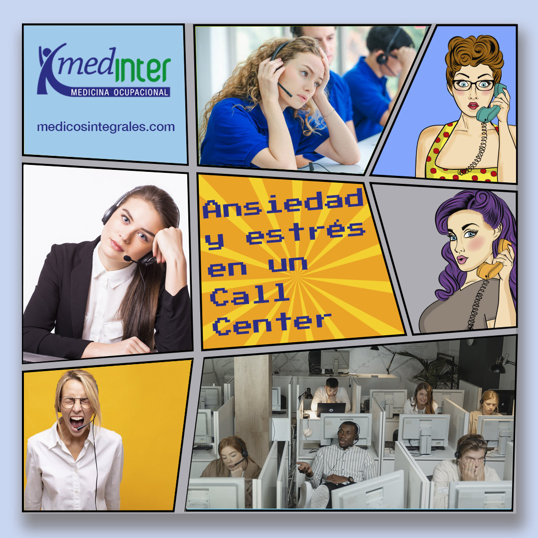medinterv's tweet image. Trabajar en un equipo de call center puede significar una gran carga para el personal, en general, en las ventas suelen aparecer frecuentes casos de ansiedad y estrés. Son problemas que de no tratarse pueden causar problemas más serios a la larga.
