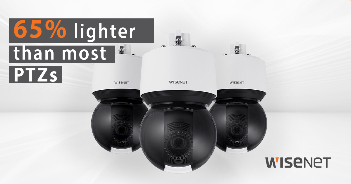 HanwhaVisionEU's tweet photo. Introducing the new #PTZPLUS range with AI Auto Tracking.
✔️ 65% lighter than most PTZs
✔️built-in #AI auto tracking
✔️unparalleled accuracy in people + vehicle detection, classification & tracking https://t.co/nDQSkcKMDj
#Wisenet #security #PTZ #autotracking #videoanalytics https://t.co/utE28jbHMX