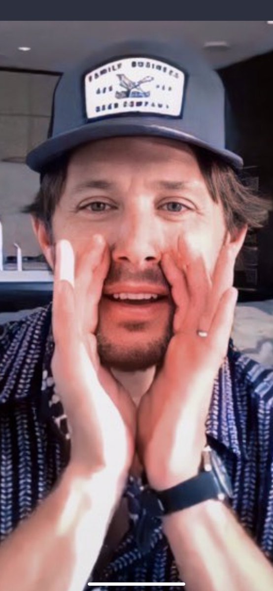 At a radio show (podcasts count-I say so)