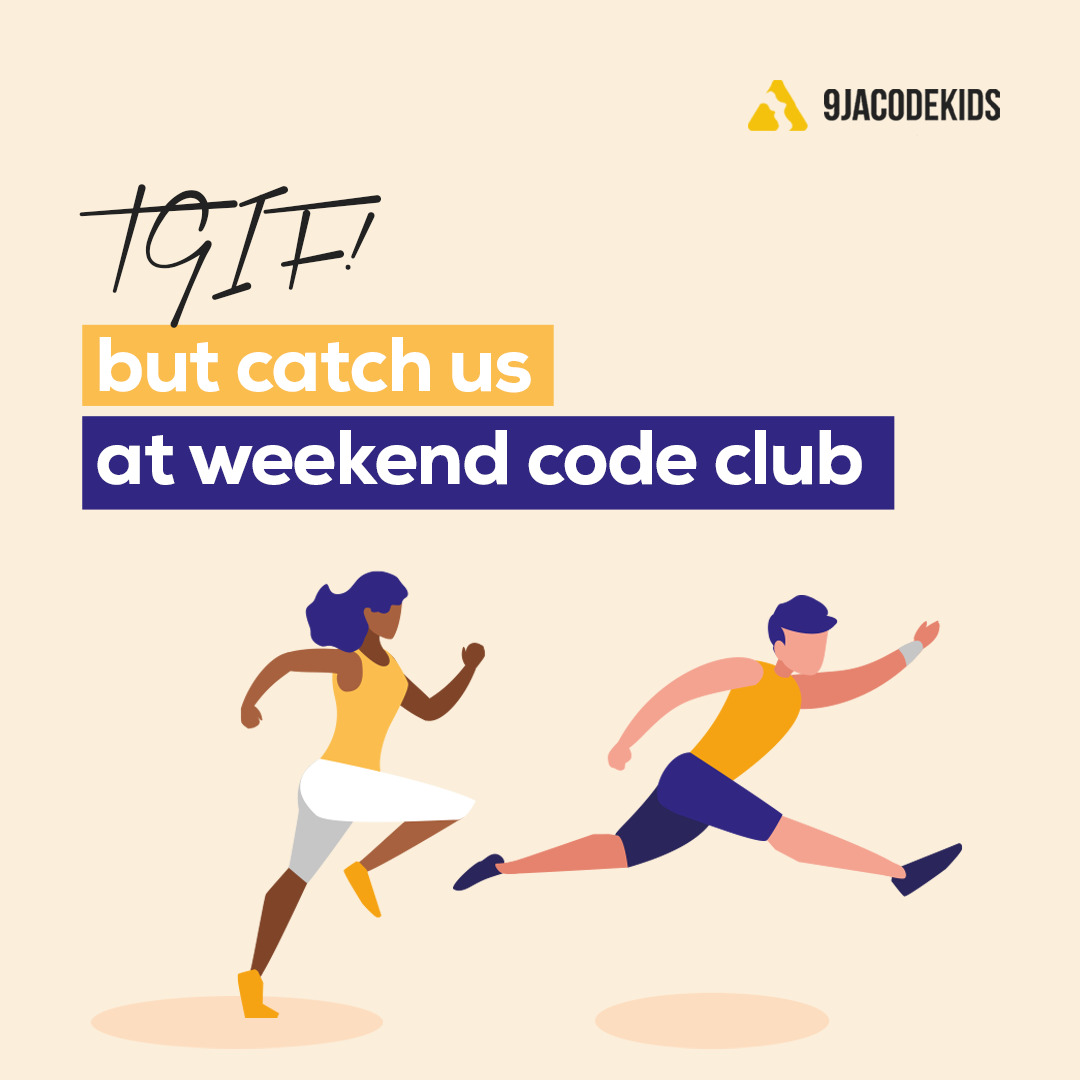 9jacodekids's tweet image. We are excited it's Friday because, we will be back to class tomorrow for weekend code club💃💃💃💃💃
If you want to see me tomorrow just know i will be at Weekend code club.
#9jacodekids #codeiscatchingme #codinglessonsforkids #afterschoolcodingforkids