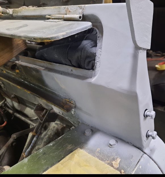 Stock4x4's tweet photo. Going... going... gone! No more rust in this bulkhead! Now ready for a new wiring loom. 

#series2a #landrover #landroverseries2a #landroverseries2a88 https://t.co/3HgMhlYjHl