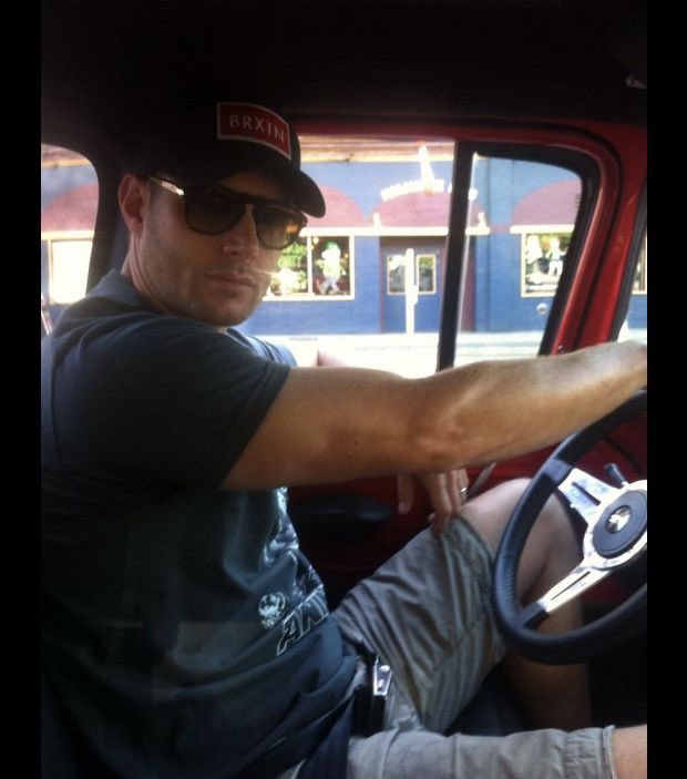 In a car (and truck)