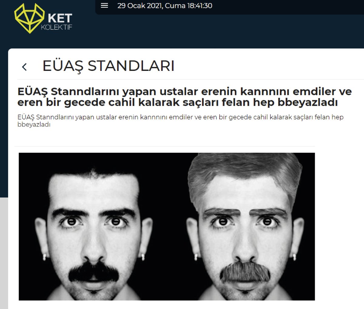 Ortak çalışma platformumuza şöyle bi haber girilmiş :)