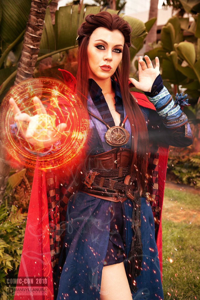 OneStrangeDr's tweet photo. The doctor was almost late. It's rather rude to be late to keeping a promise. Strange would appear outside the Avenger's Sanctuary right on time to meet @KineticNeon for the promised tour. "Hope you were not waiting long, Mr.LeBeau" https://t.co/2D0hS8t0wH
